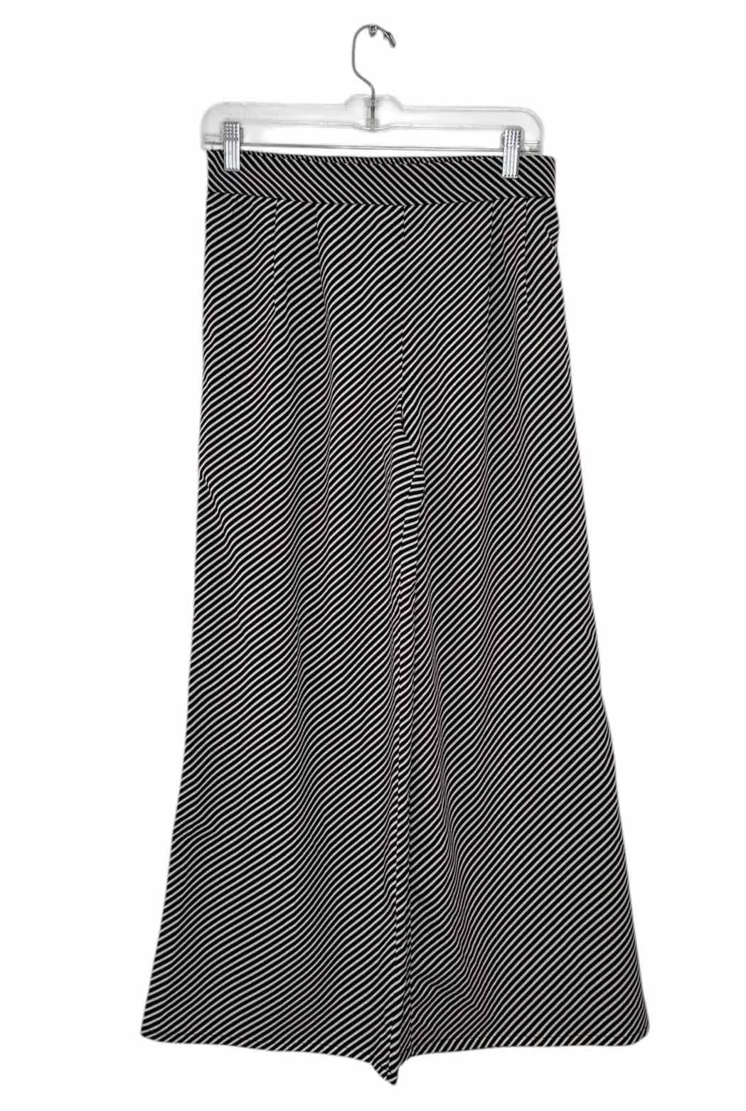 Philosophy Size Medium Blk/Wht Stripe Pre-Owned Pants- Ladies