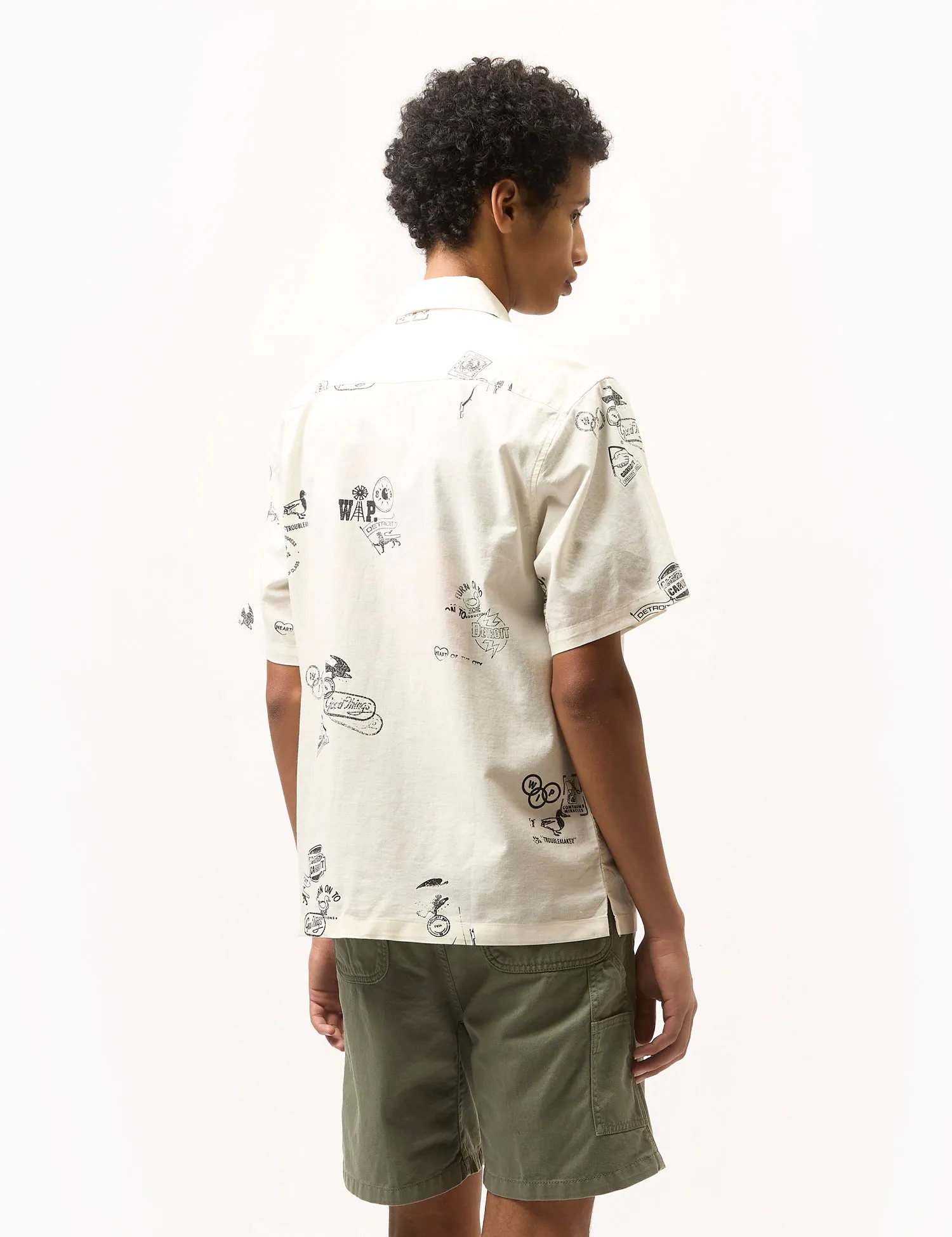 Premium Quality Carhartt WIP Stamp Print Shirt Sleeve Shirt - Wax  Ends Soon!