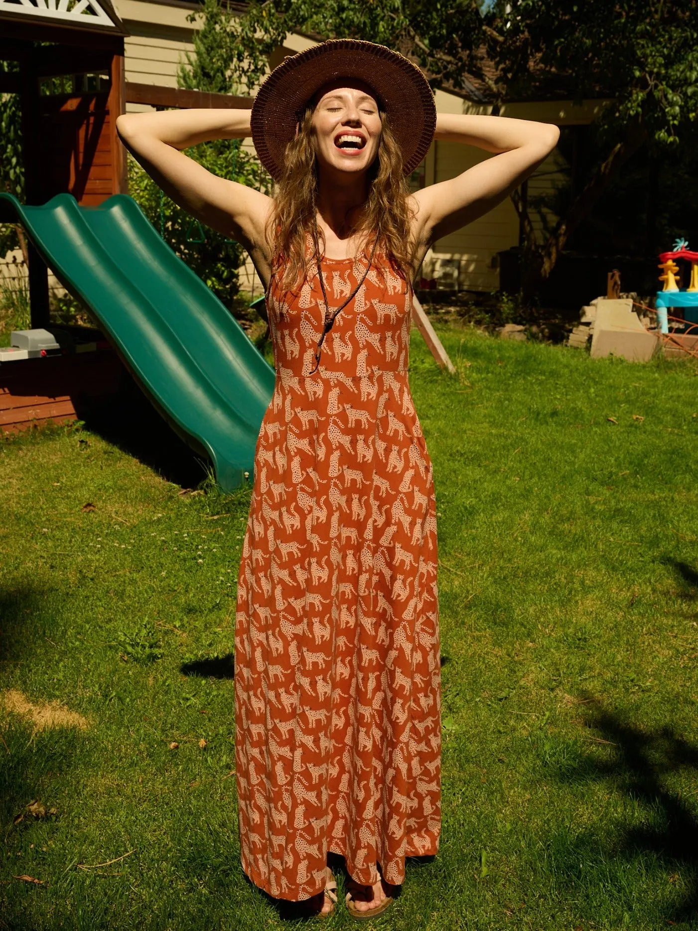 Premium Quality Vero Maxi Dress - Leopard Sienna  Almost Sold Out!