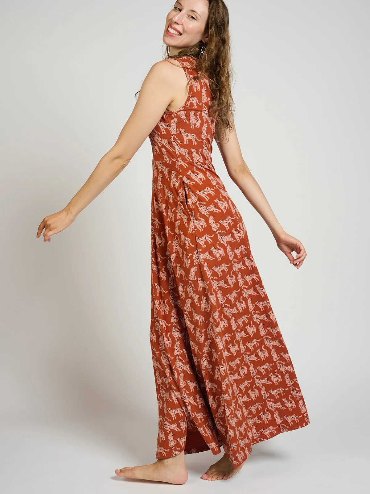 Premium Quality Vero Maxi Dress - Leopard Sienna  Almost Sold Out!