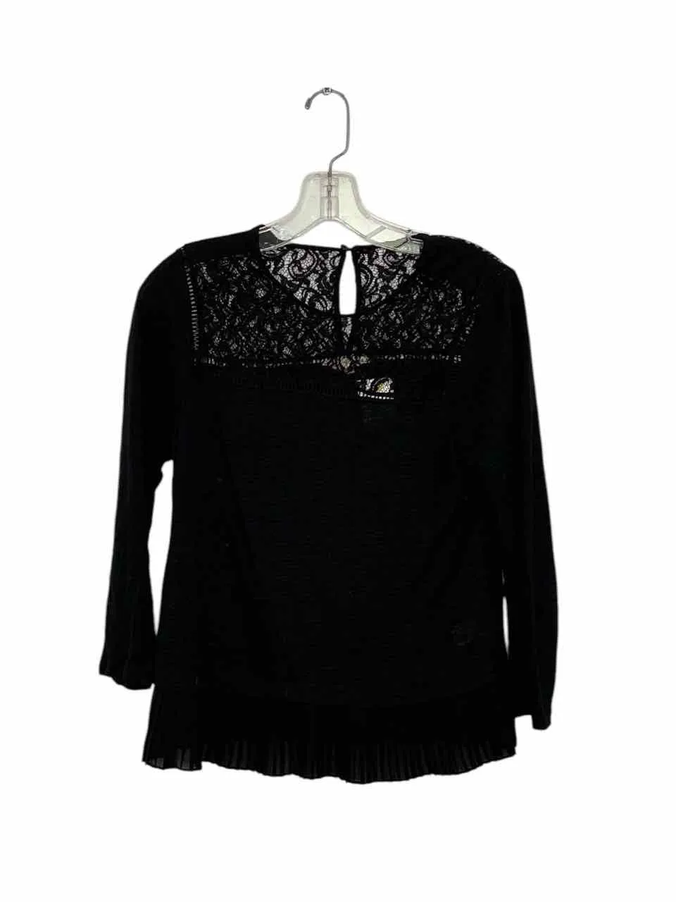 Rebecca Taylor Size Small Black Pre-Owned Top- Ladies