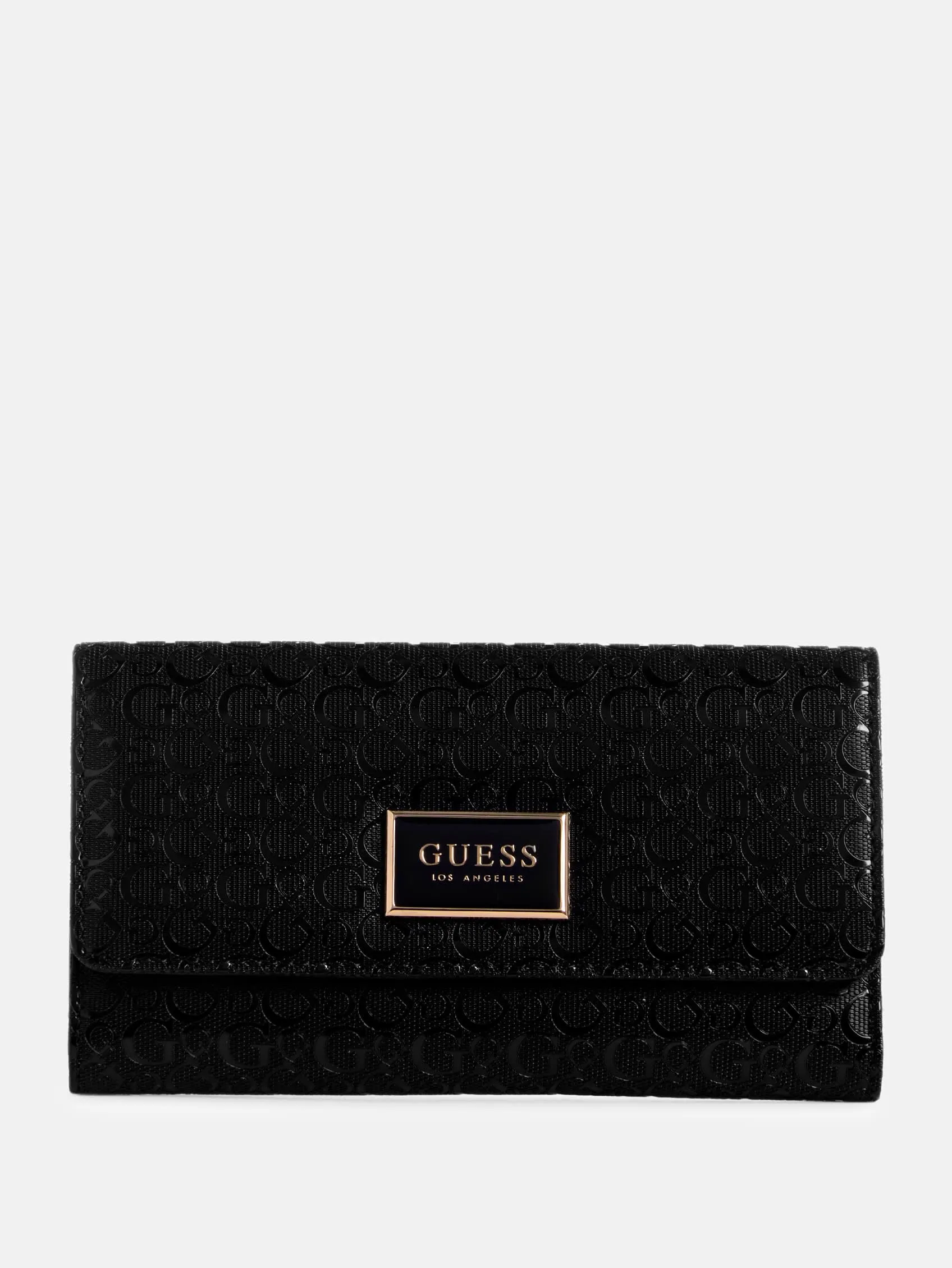 Reformation Abree Shiny Logo Slim Clutch Wallet