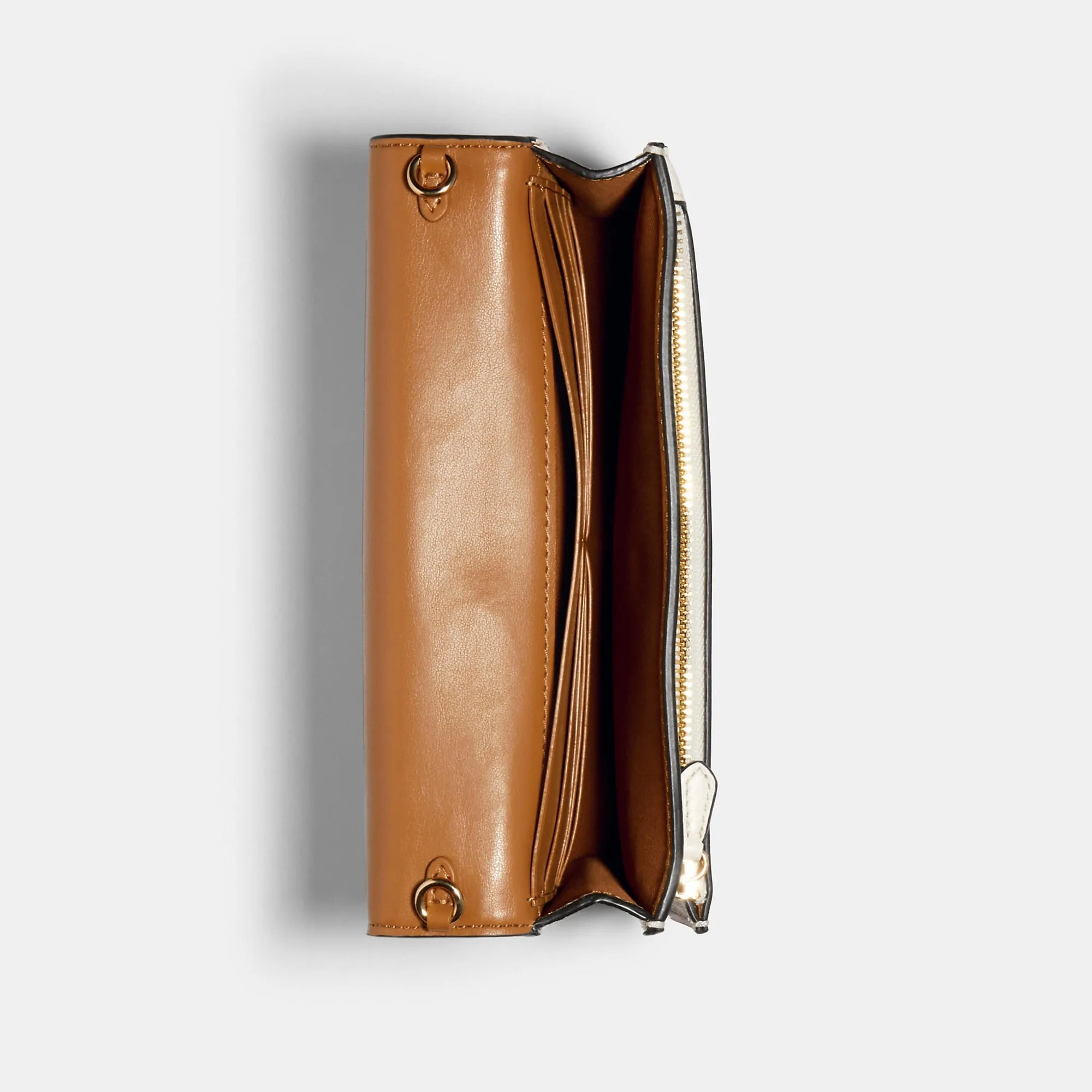 Reformation Coach Outlet Anna Foldover Crossbody Clutch In Signature Canvas