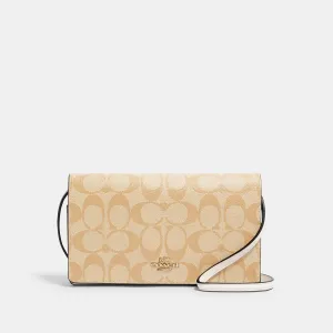 Reformation Coach Outlet Anna Foldover Crossbody Clutch In Signature Canvas