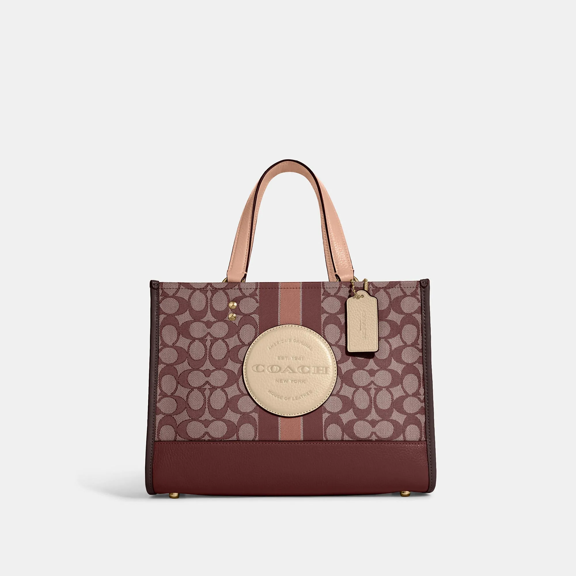 Reformation Coach Outlet Dempsey Carryall In Signature Jacquard With Stripe And Coach Patch