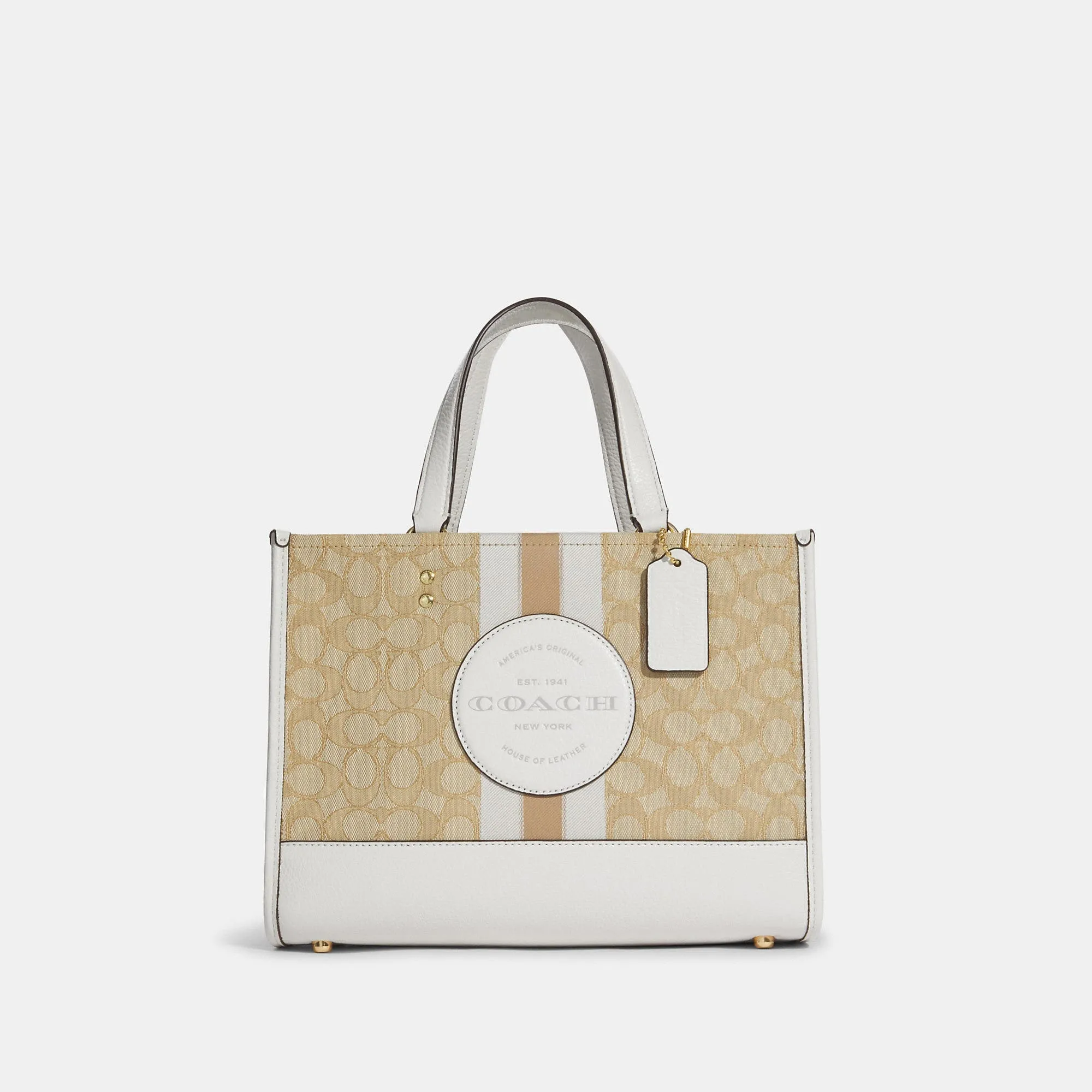 Reformation Coach Outlet Dempsey Carryall In Signature Jacquard With Stripe And Coach Patch