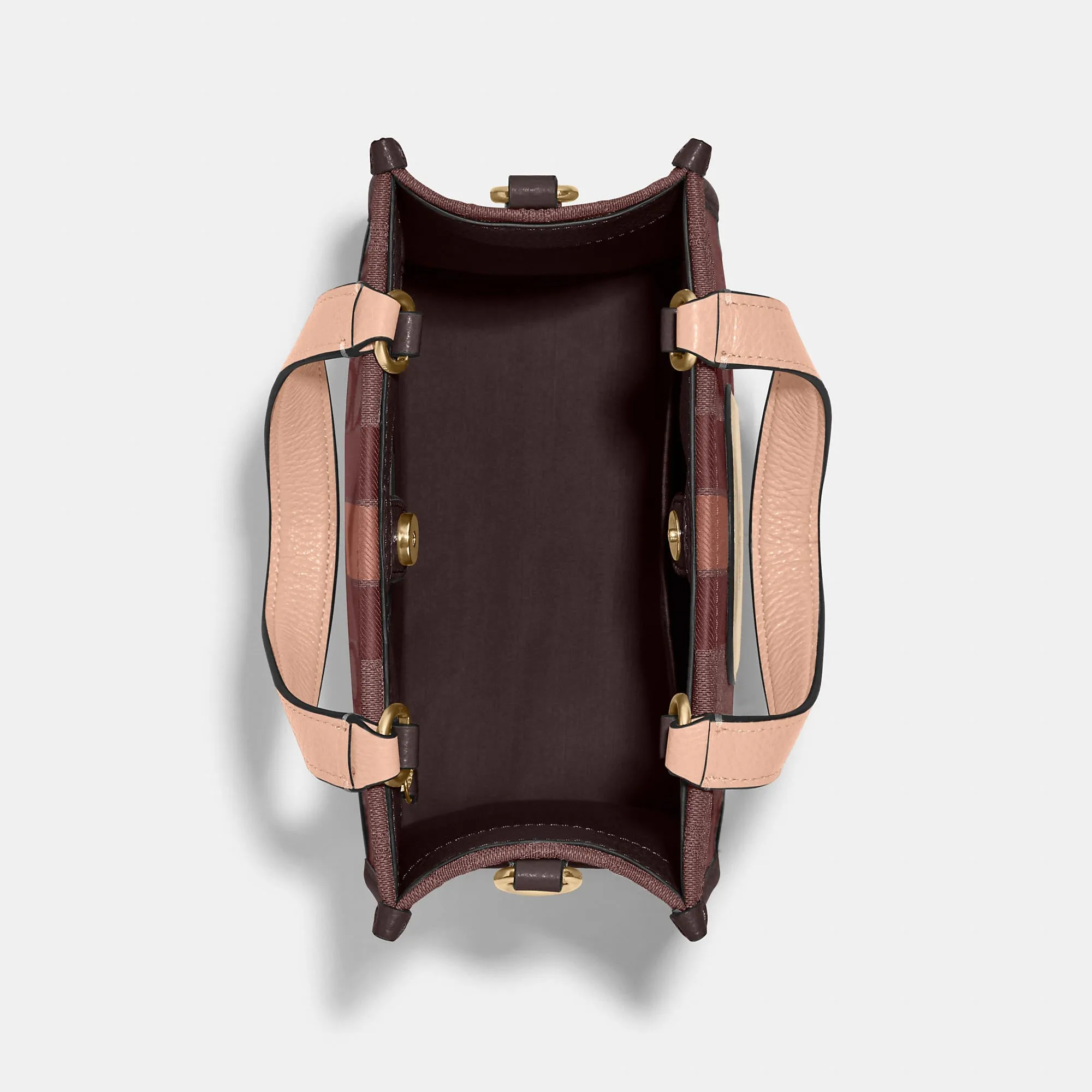 Reformation Coach Outlet Dempsey Tote 22 In Signature Jacquard With Stripe And Coach Patch