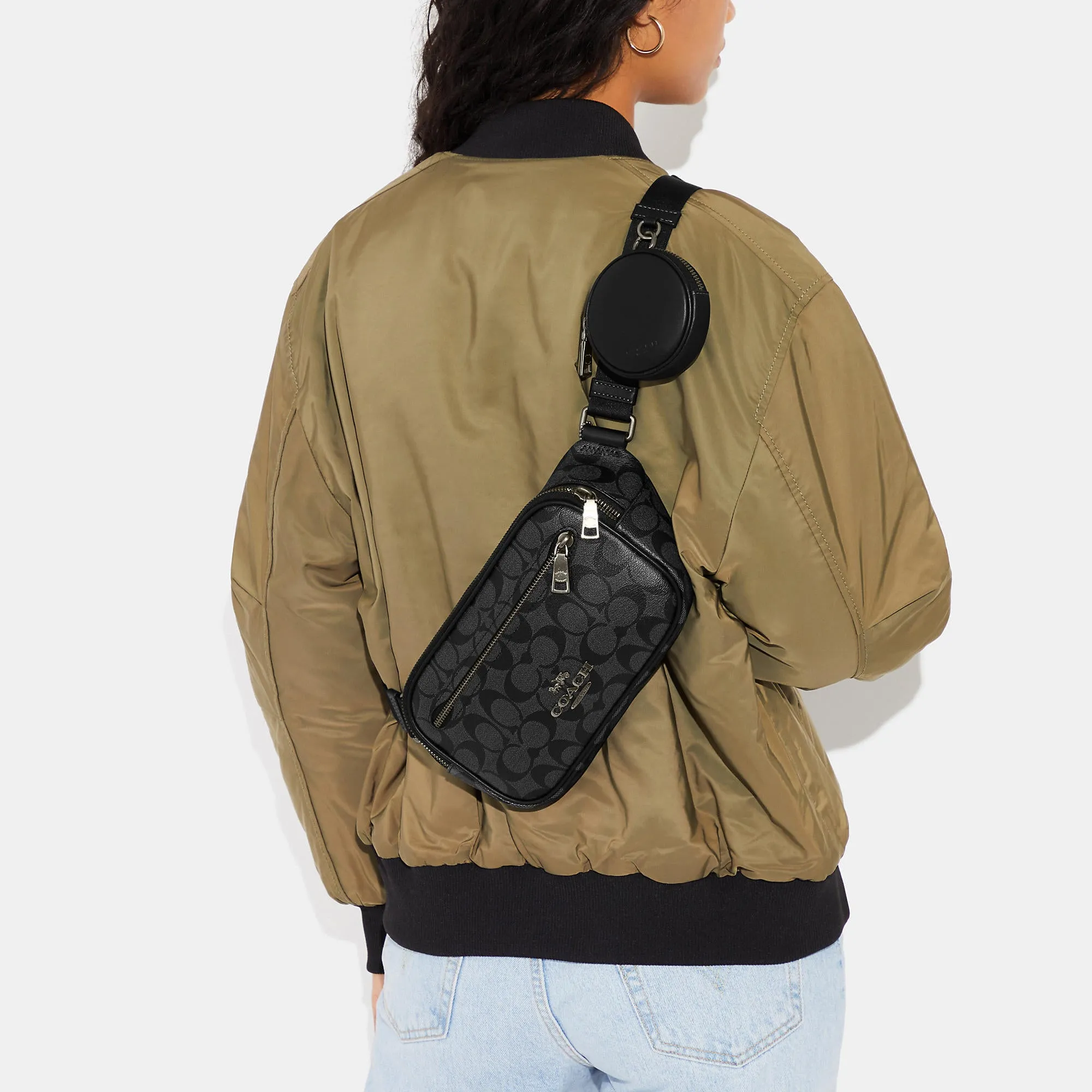 Reformation Coach Outlet Elias Belt Bag In Signature Canvas