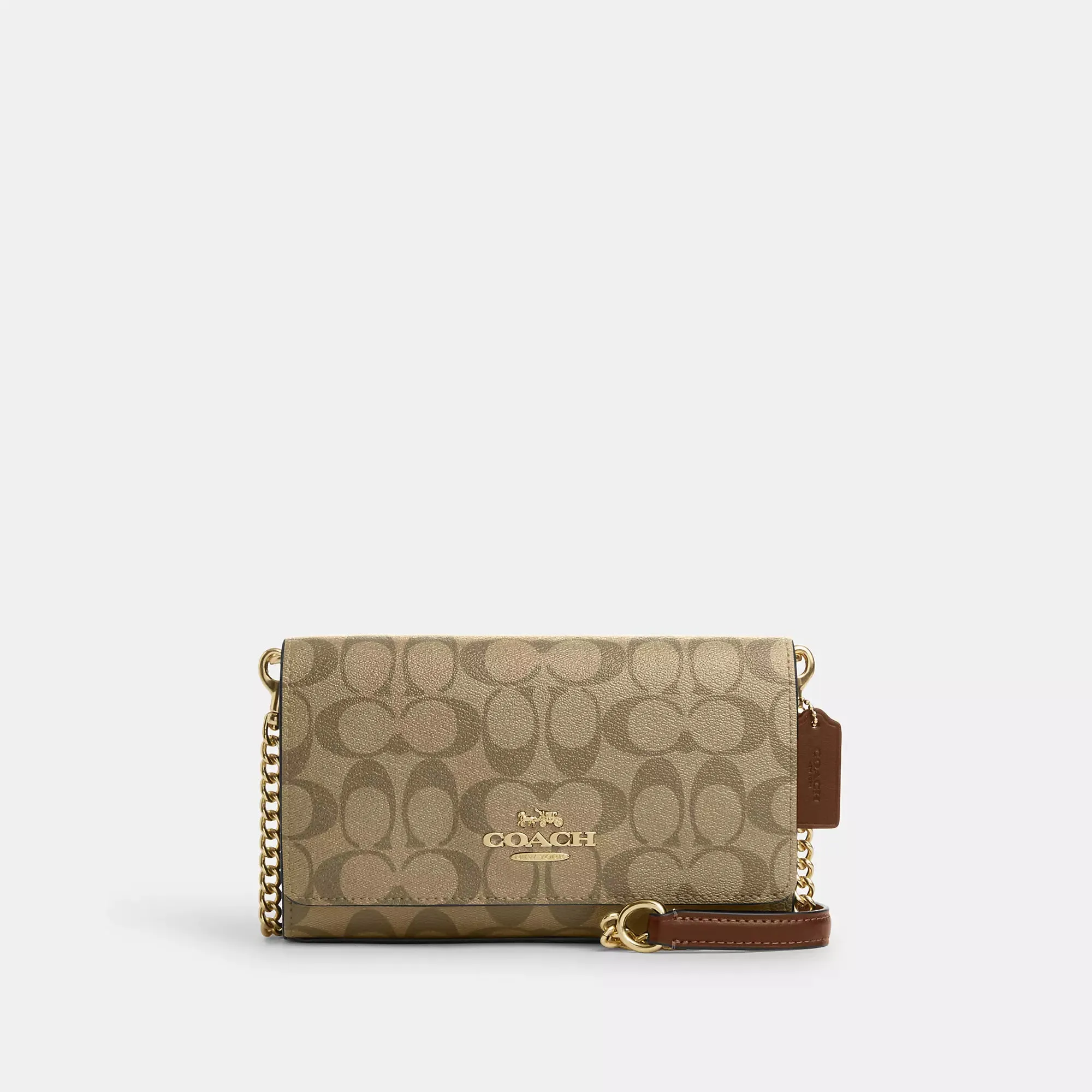 Reformation Coach Outlet Flap Crossbody In Signature Canvas