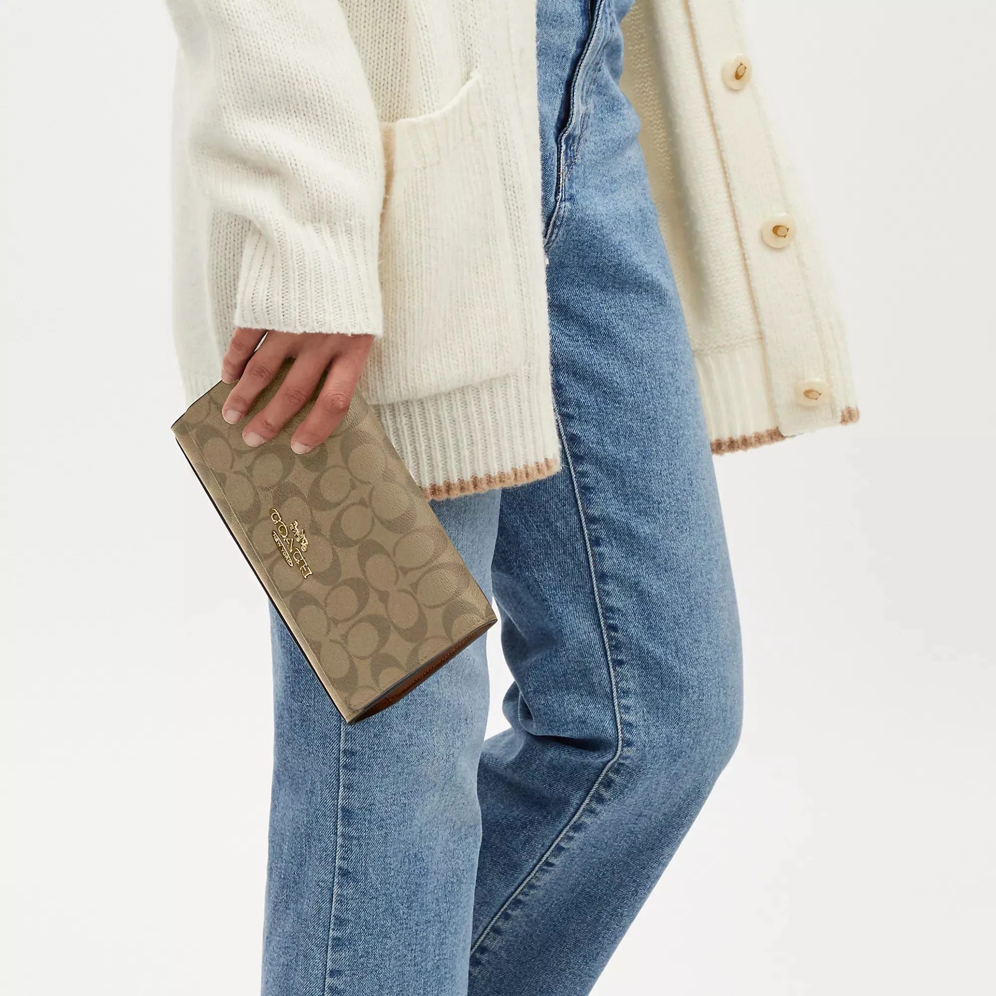 Reformation Coach Outlet Flap Crossbody In Signature Canvas