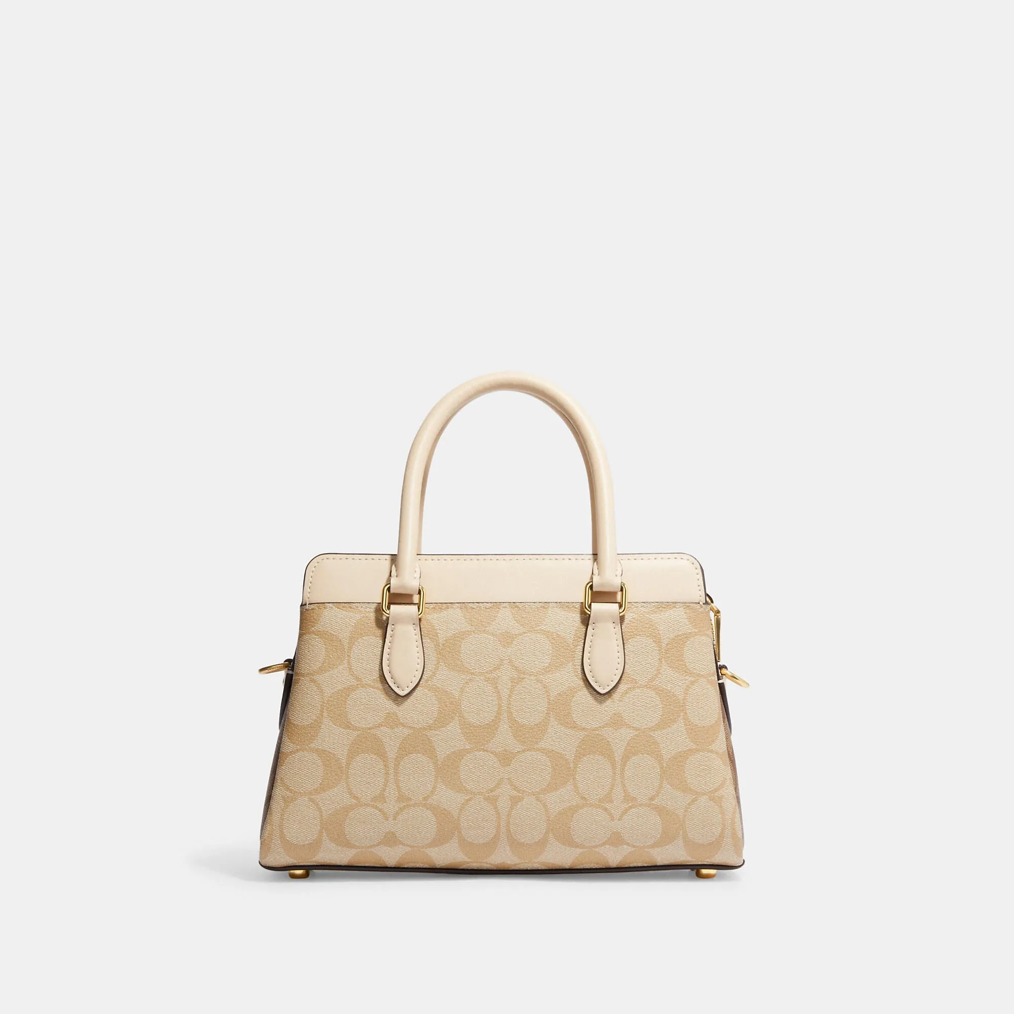 Reformation Coach Outlet Mini Darcie Carryall In Blocked Signature Canvas