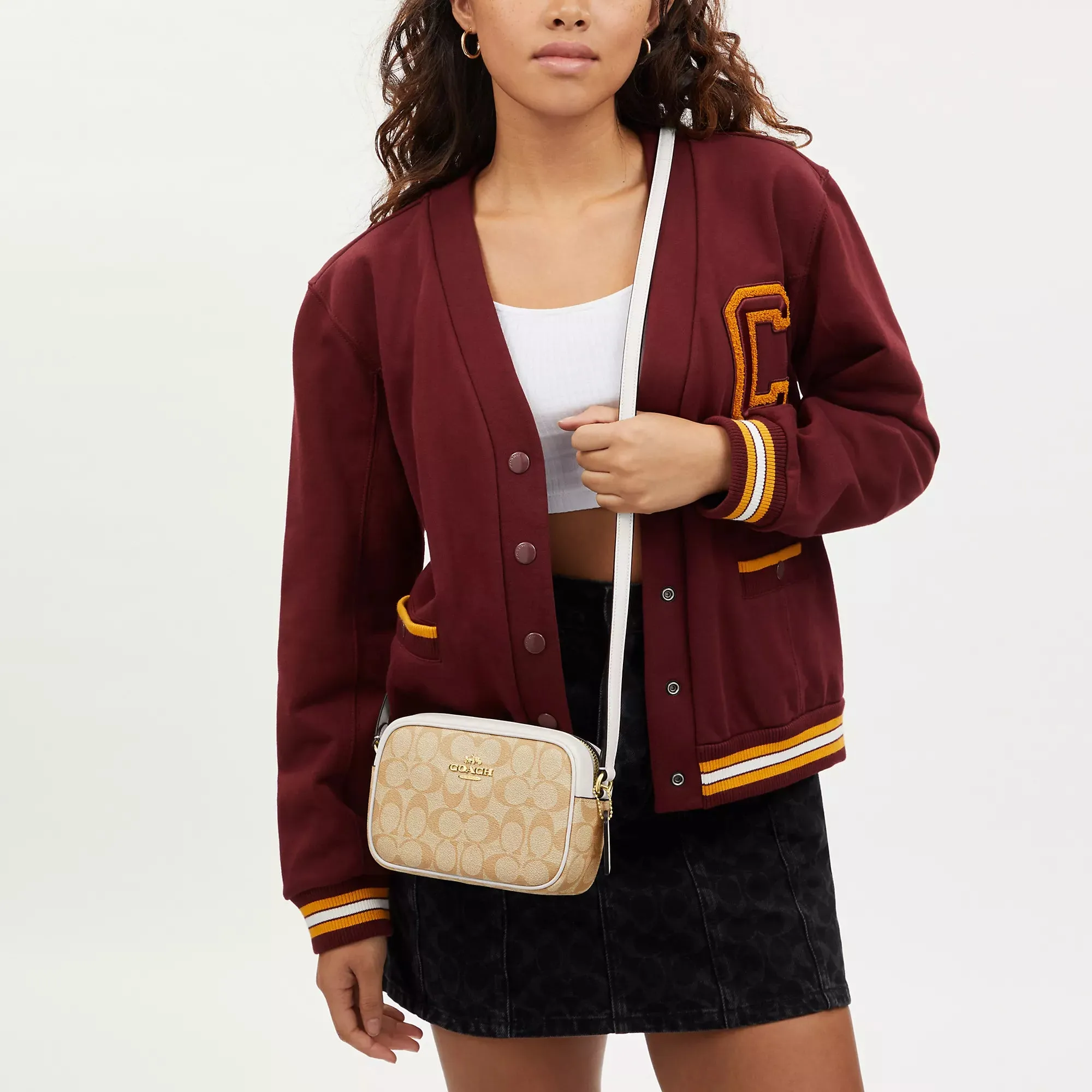 Reformation Coach Outlet Mini Jamie Camera Bag In Signature Canvas