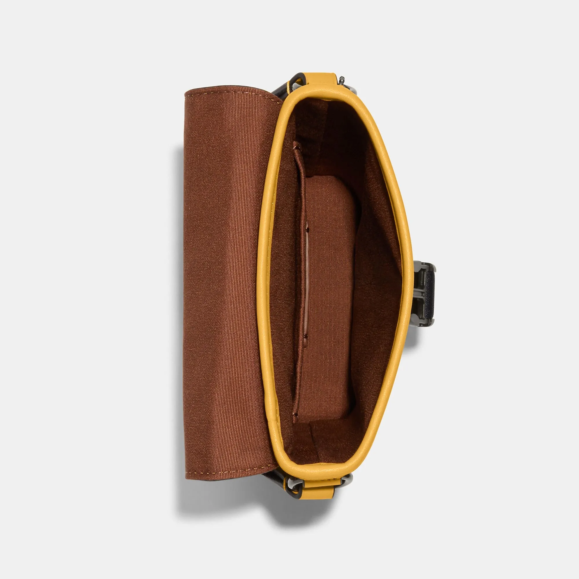 Reformation Coach Outlet Track Small Flap Crossbody In Signature Canvas