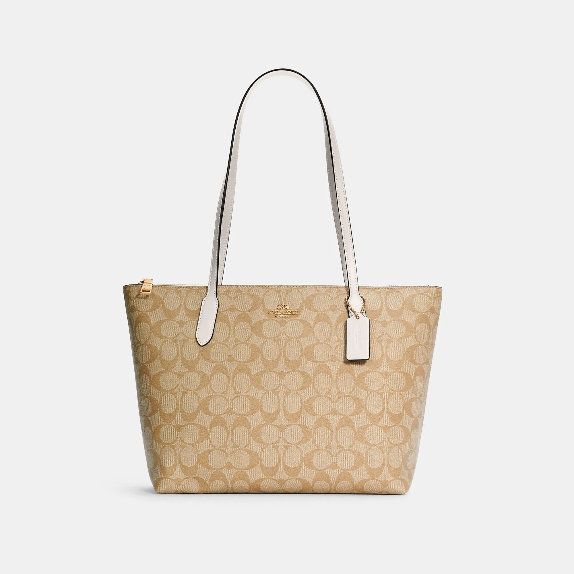 Reformation Coach Outlet Zip Top Tote In Signature Canvas