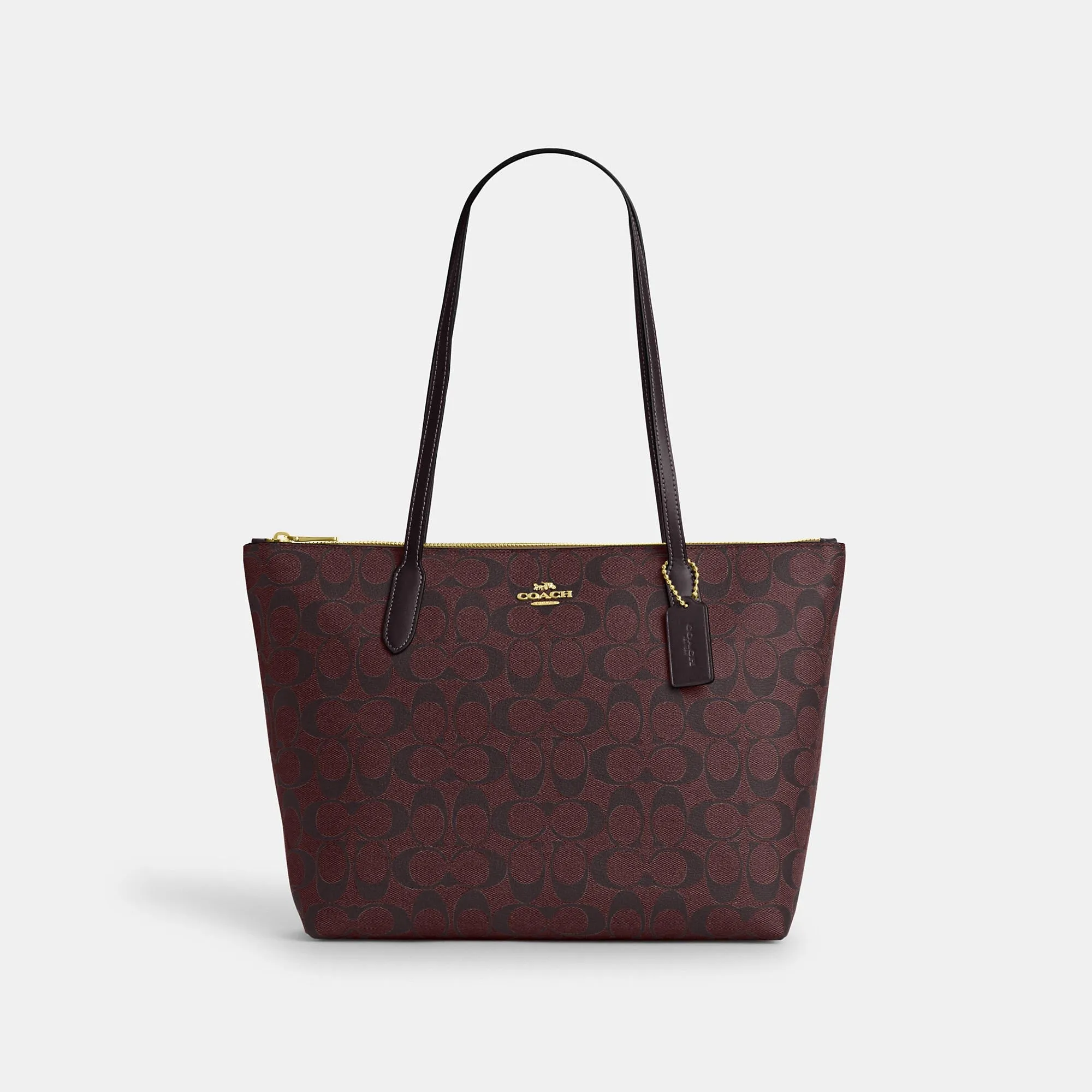 Reformation Coach Outlet Zip Top Tote In Signature Canvas