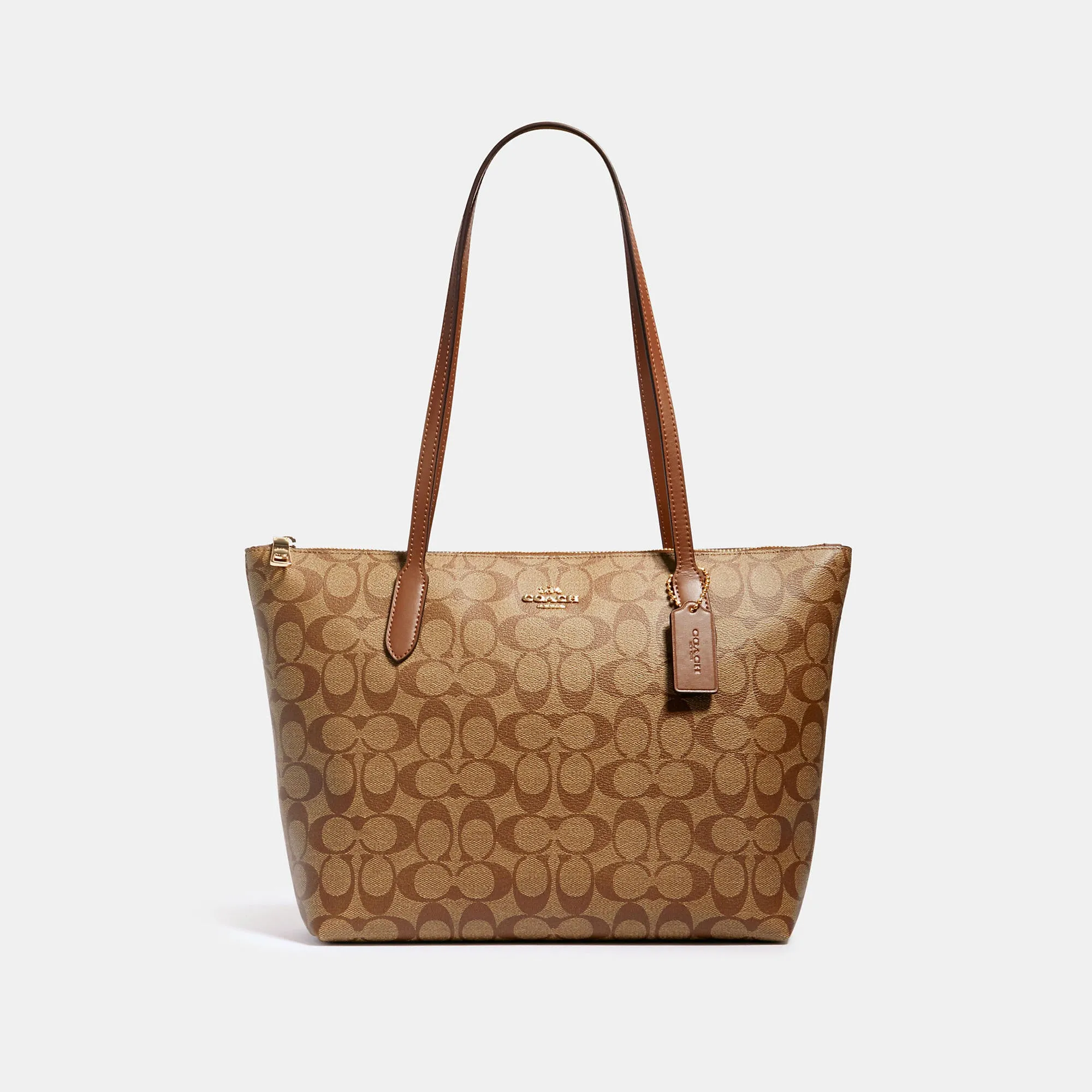 Reformation Coach Outlet Zip Top Tote In Signature Canvas