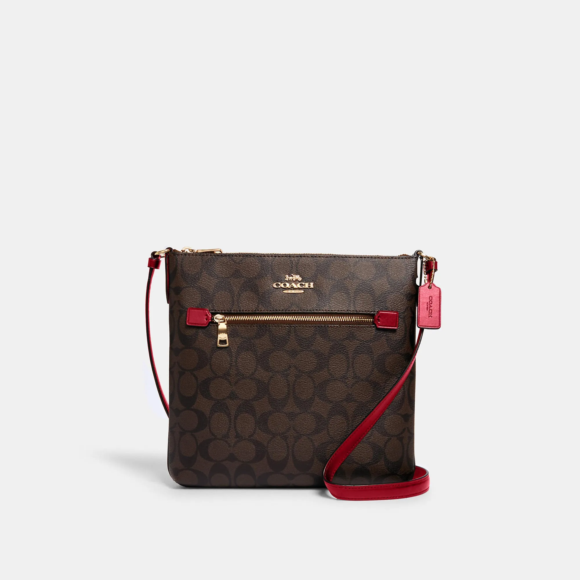 Reformation COACH Rowan File Bag In Signature Canvas