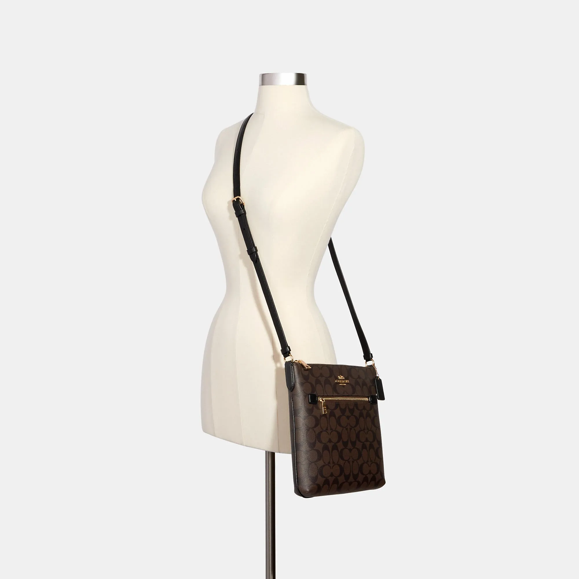 Reformation COACH Rowan File Bag In Signature Canvas