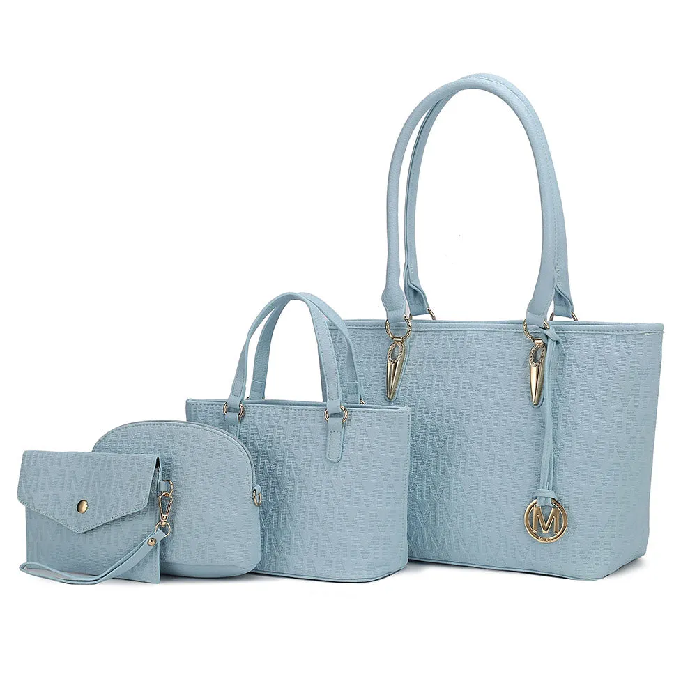 Reformation Edelyn embossed M Signature 4 PCS Tote Set