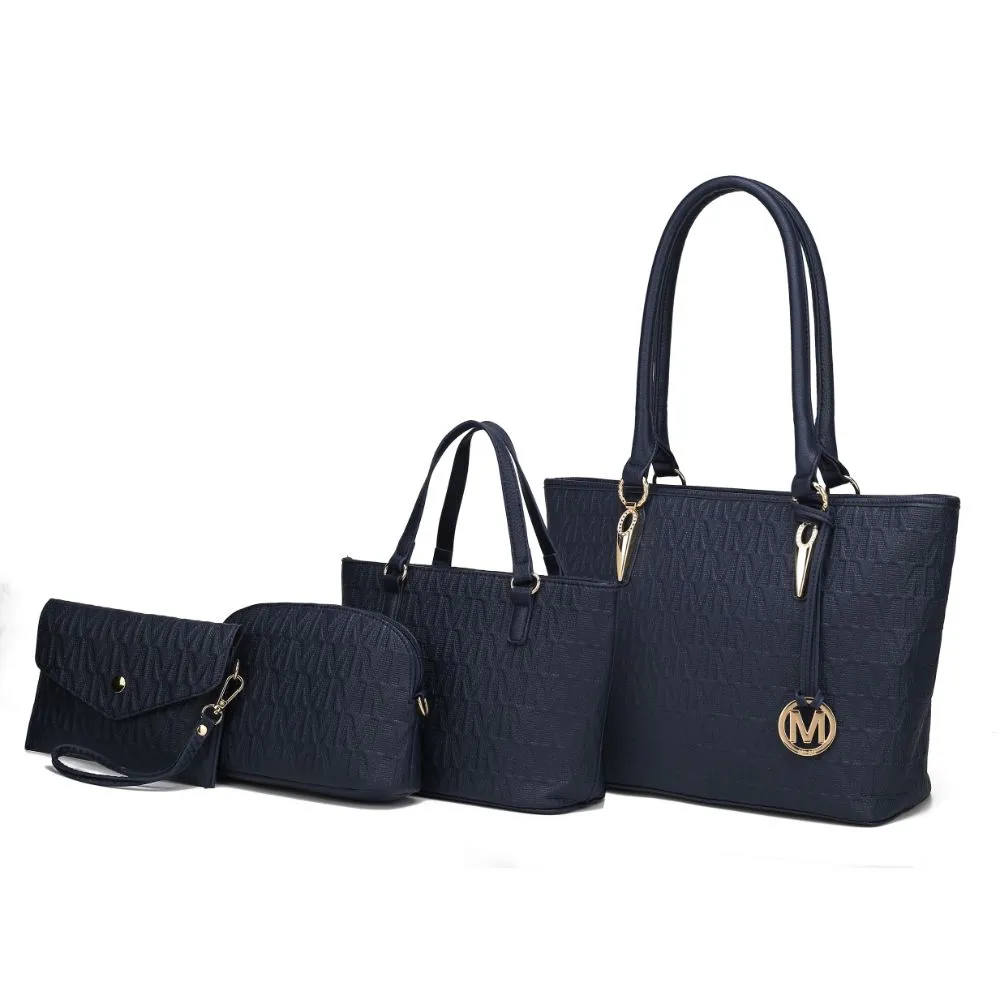 Reformation Edelyn embossed M Signature 4 PCS Tote Set