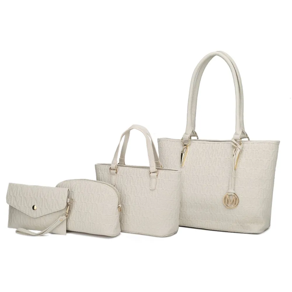 Reformation Edelyn embossed M Signature 4 PCS Tote Set