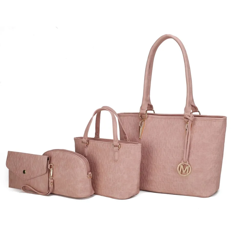 Reformation Edelyn embossed M Signature 4 PCS Tote Set