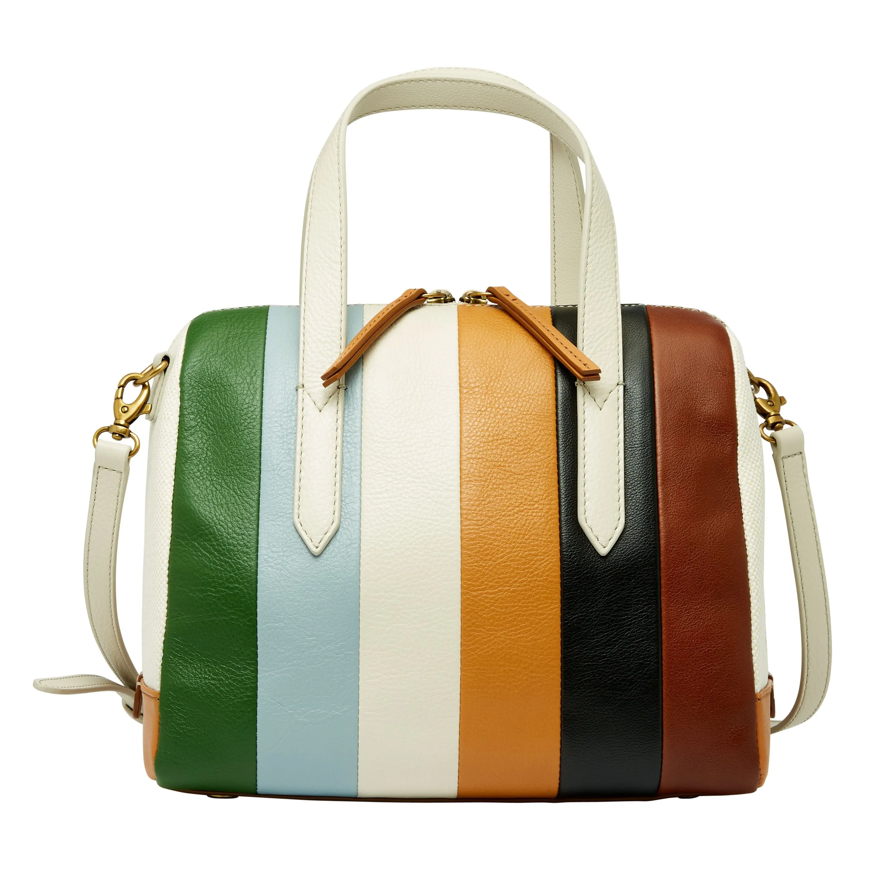Reformation Fossil Women's Sydney Eco Leather Patchwork Satchel