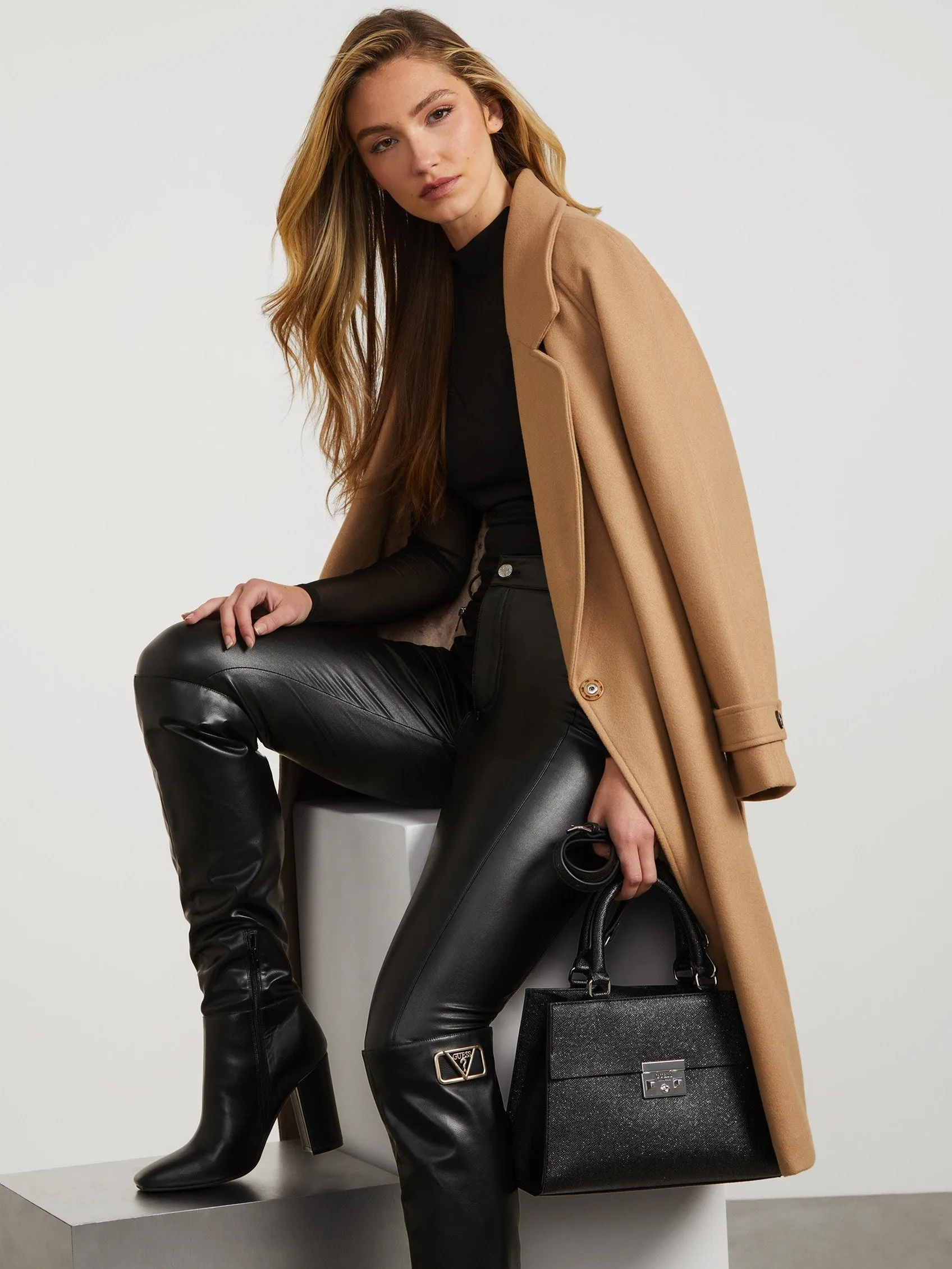 Reformation Giana Glitter Satchel