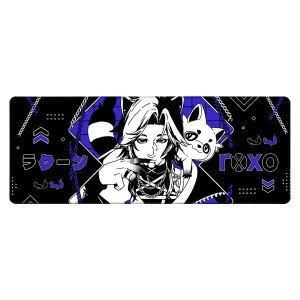 roxoah Indigo Raccoon XL Mousepad