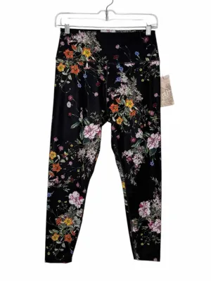 Sage Collective Size Large Black Floral New w/ Tags Leggings- Ladies