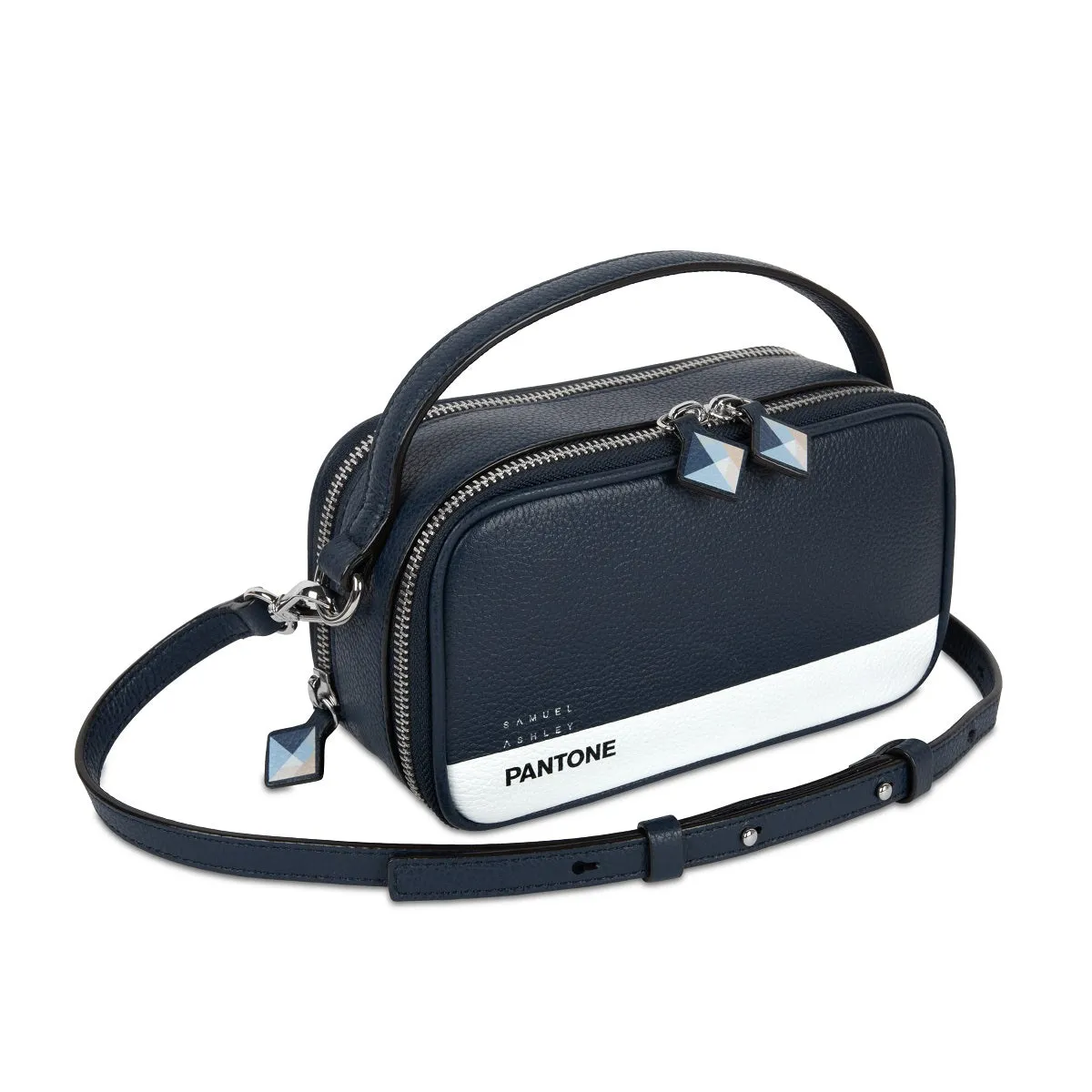 Samuel Ashley x Pantone Leather Satchel Bag