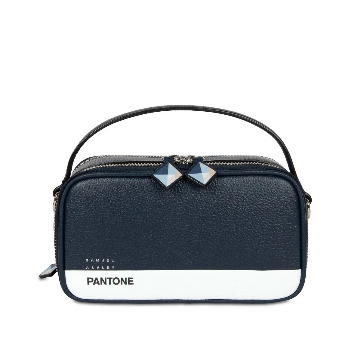 Samuel Ashley x Pantone Leather Satchel Bag