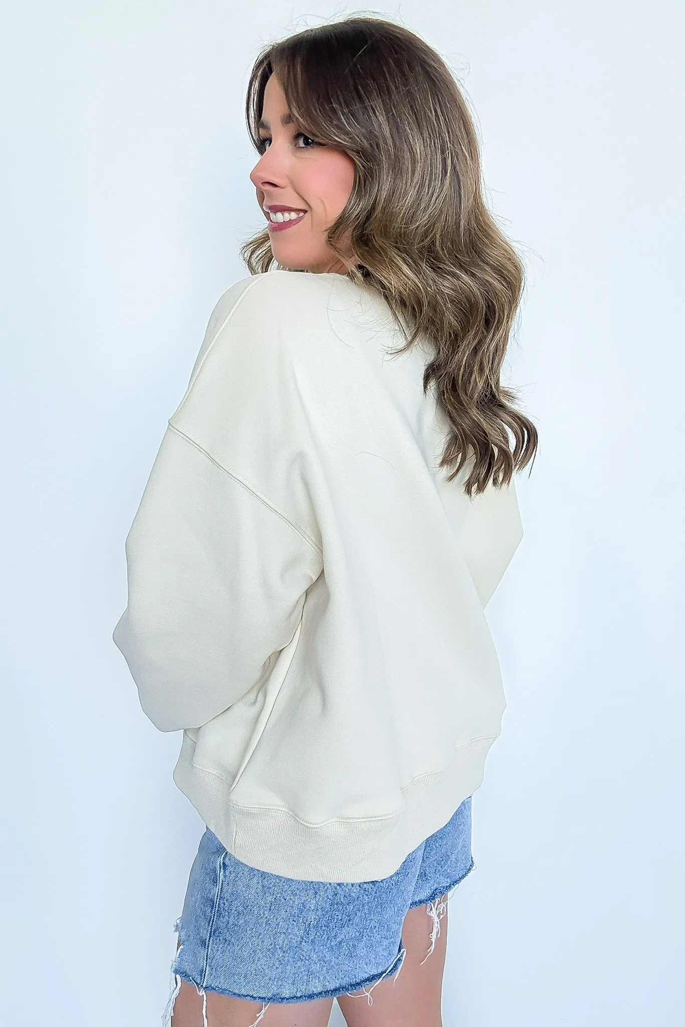 SEASIDE Embroidered Graphic Pullover