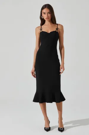 Selling Fast Adana Bow Detail Bustier Dress  Going Fast!