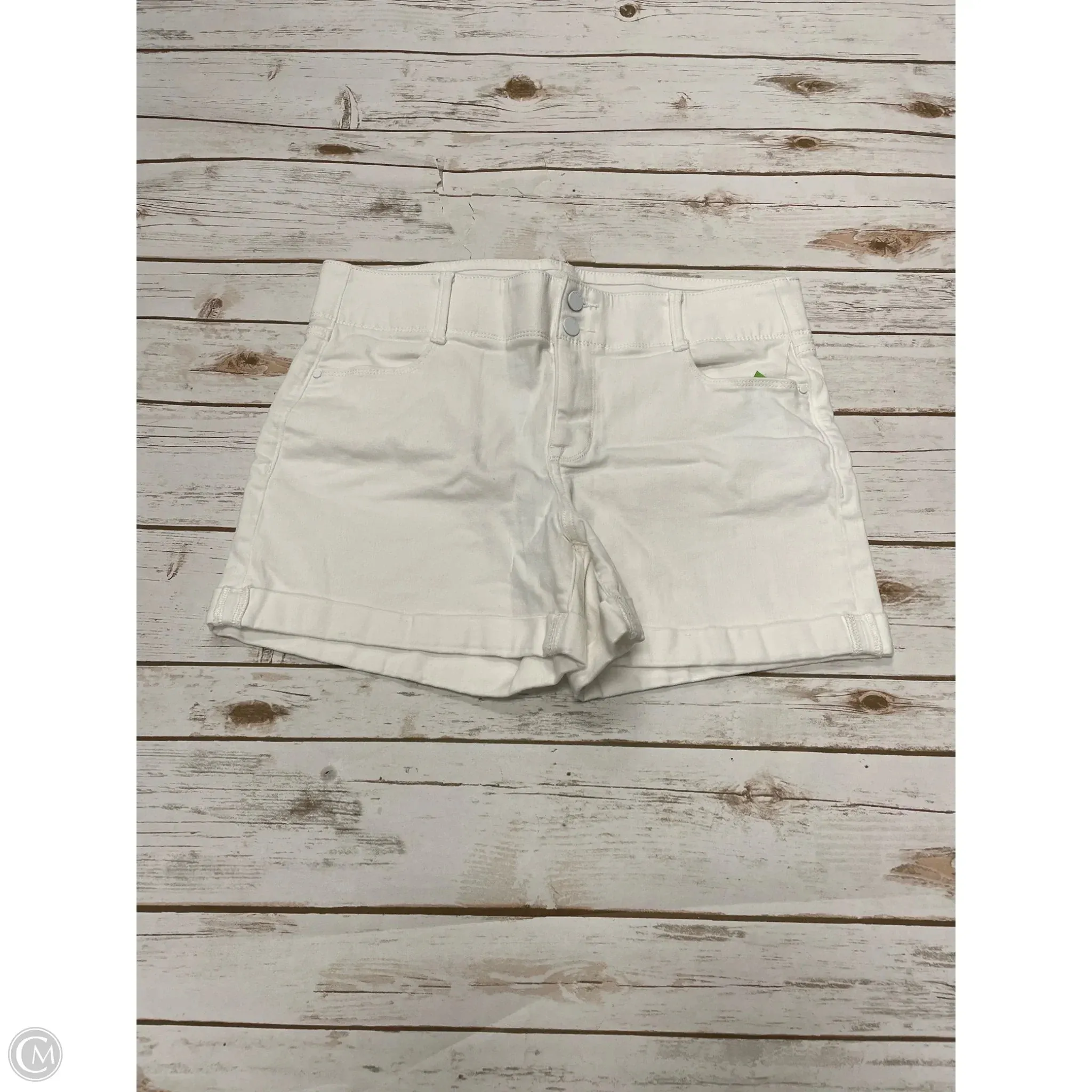 Shorts By Apt 9 In White Denim, Size: 16