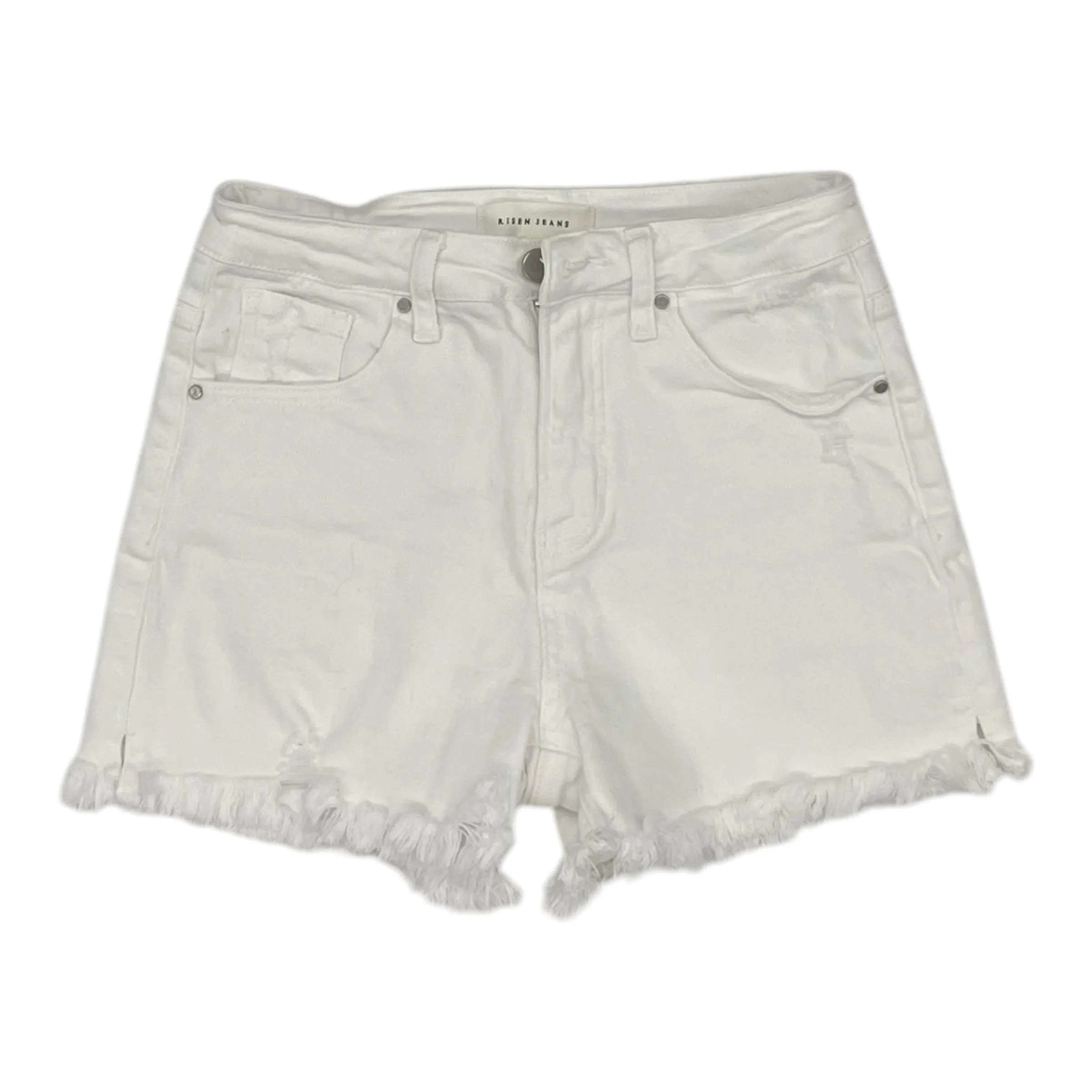 Shorts By Risen In White Denim, Size:S