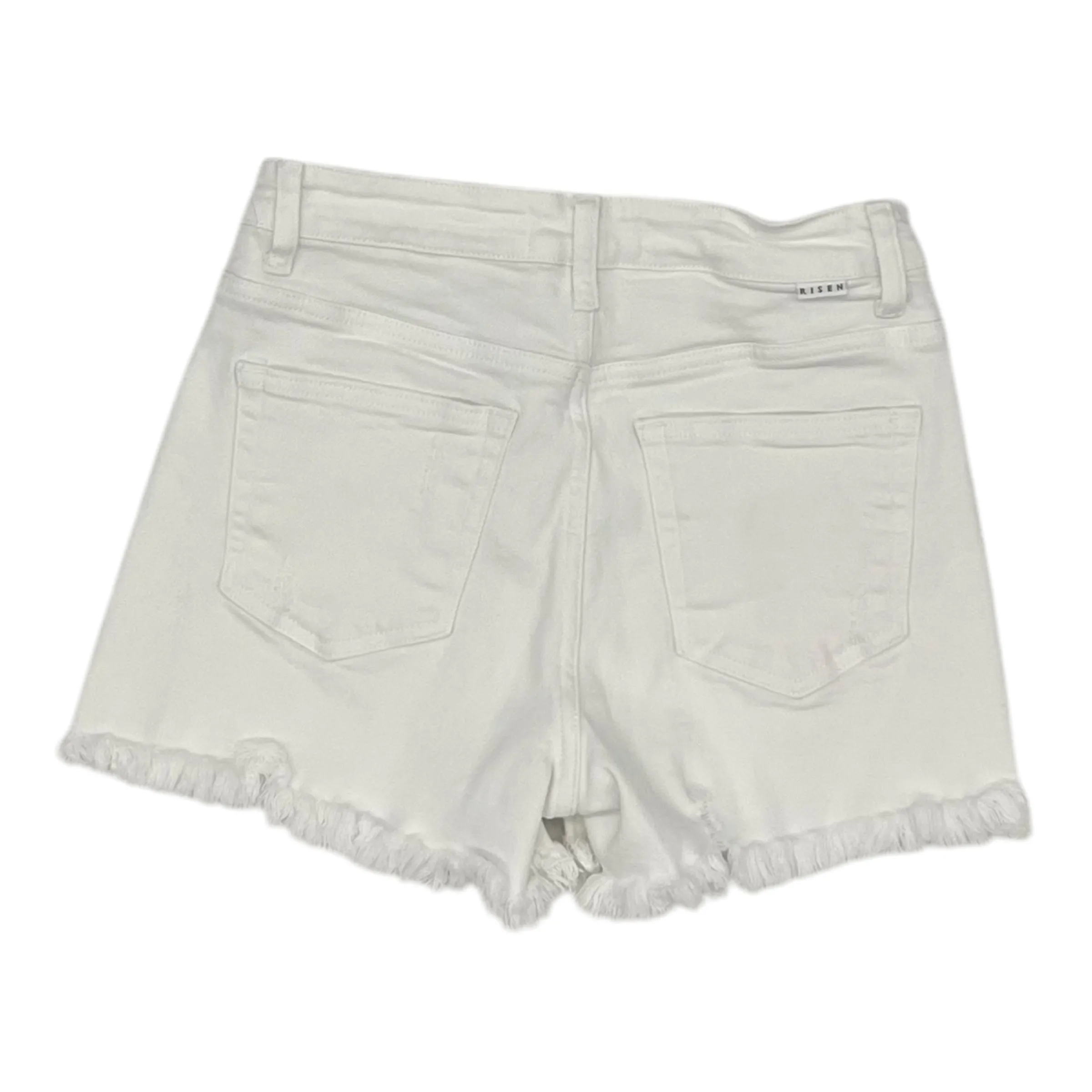 Shorts By Risen In White Denim, Size:S