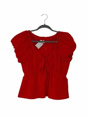 Sienna Sky Size Medium Red Pre-Owned Top- Ladies