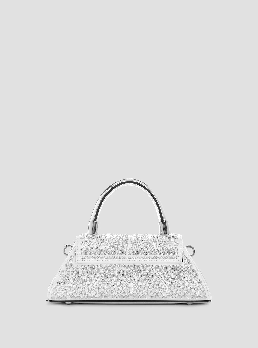 Silver Beauvoir Top Handle Bag Guess