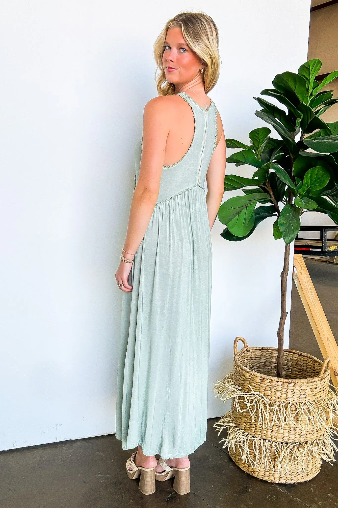 Simply Enticing Flowy Maxi Front Slit Dress - BACK IN STOCK