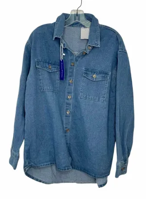 Size Medium Denim New w/ Tags Shirt- Ladies