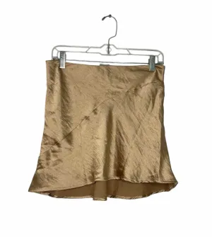 Size Medium Gold Pre-Owned Skirt- Ladies