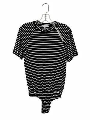 Size Small Black Stripe Pre-Owned Bodysuit- Ladies