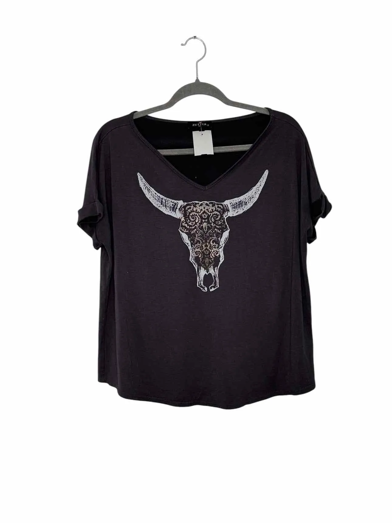 Size Small Charcoal Pre-Owned T-Shirt- Ladies