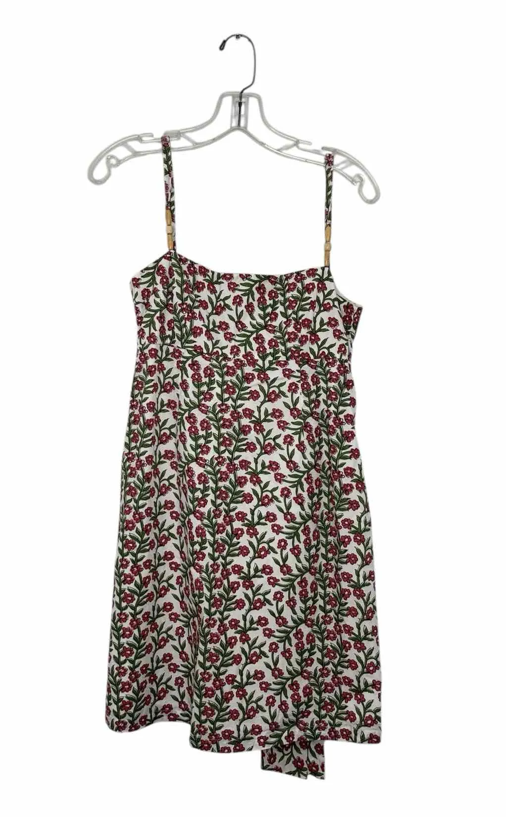 Size Small White Floral Pre-Owned Dress- Ladies