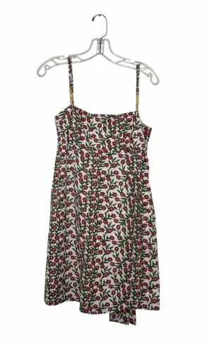 Size Small White Floral Pre-Owned Dress- Ladies