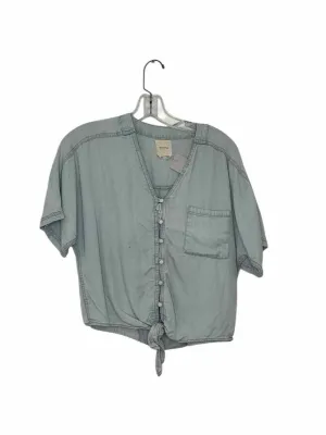 Size XXS Lt. Blue Pre-Owned Shirt- Ladies