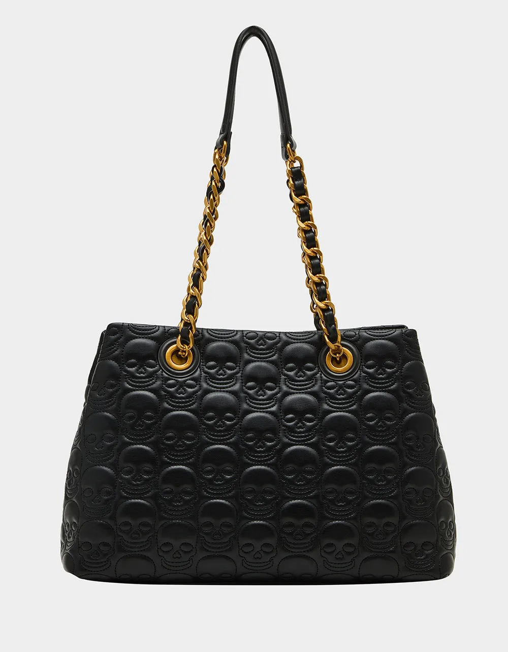 SKELE-TEASE COMPARTMENT TOTE BLACK Betsey Johnson
