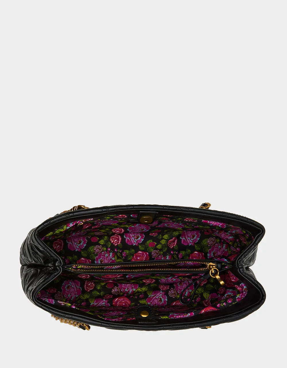 SKELE-TEASE COMPARTMENT TOTE BLACK Betsey Johnson