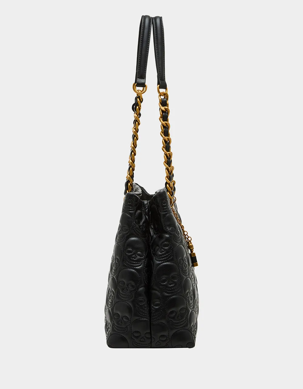 SKELE-TEASE COMPARTMENT TOTE BLACK Betsey Johnson